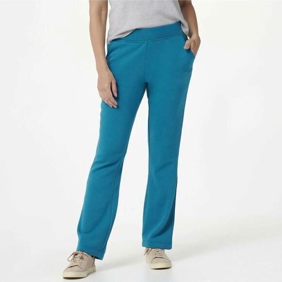 Denim & Co. Active Lush Lined Jersey Lightly Boot Pant - Picture 1 of 1